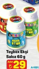 TOYBOX EKŞİ SAKIZ 60 G fiyat ve kampanya bilgisi